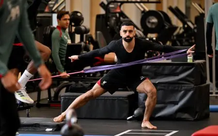 محمد صلاح يواصل استعداداته لمباراة فولهام في الدوري الإنجليزي