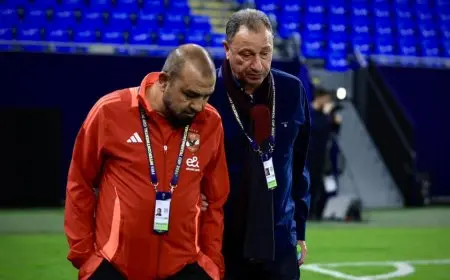 الخطيب يحضر مران الأهلي استعدادا لمواجهة باتشوكا