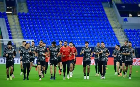 الأهلي ينهي مرانه الختامي استعدادا لمواجهة باتشوكا