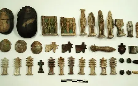 كشف أثري ضخم يضم ألسنة وأظافر ذهبية لمومياوات بالمنيا