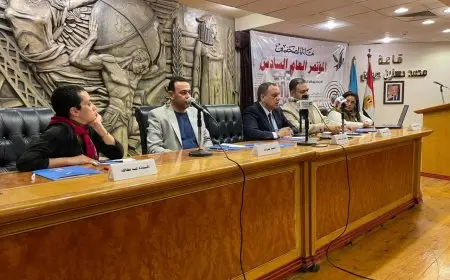 المؤتمر السادس للصحفيين.. بدء جلسة آليات تطوير المحتوى وإشكاليات الثورة الرقمية