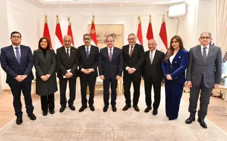 الرئيس السيسي يلتقي بعدد من سيدات ورجال الصحافة والإعلام