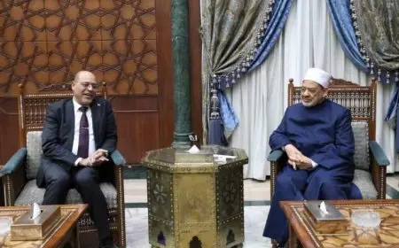 شيخ الأزهر يستقبل وزير العمل لبحث سبل التعاون المشترك