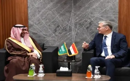 وزير البترول يبحث مع وزير الصناعة والثروة المعدنية السعودي سُبل تعزيز التعاون المشترك