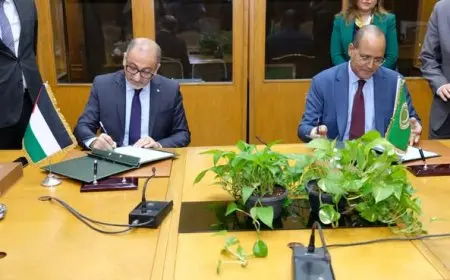 فلسطين تودع وثائق التصديق على اتفاقية تنظيم النقل بالعبور بين الدول العربية