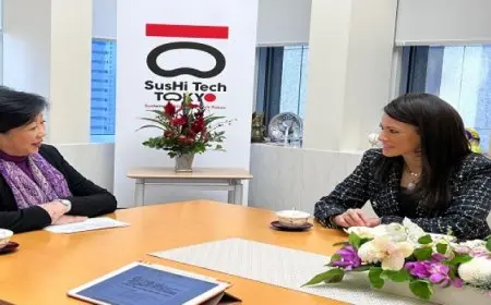 المشاط تلتقي محافظ طوكيو ورئيس بنك اليابان للتعاون الدولي “JBIC”