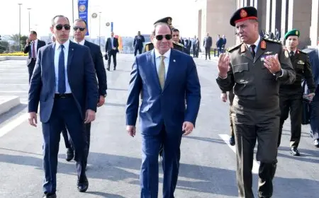 الرئيس السيسي يشهد اختبارات كشف الهيئة للطلبة المتقدمين للأكاديمية العسكرية