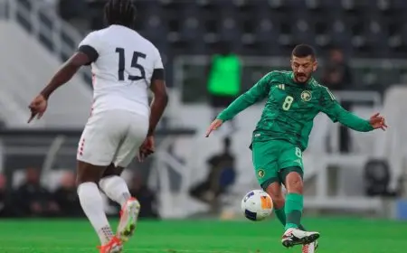 منتخب السعودية يهزم ترينداد توباجو بثلاثية استعدادًا لكأس الخليج