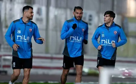 تدريبات تأهيلية للاعبي الزمالك خلال مران الفريق استعدادًا لمواجهة سيراميكا كليوباترا