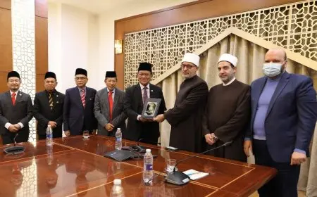 مفتي الجمهورية يستقبل وفدا ماليزيّا رفيع المستوى لبحث تعزيز التعاون