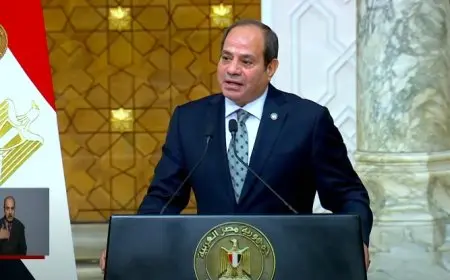 الرئيس السيسي: نؤكد ضرورة وجود عملية سياسية شاملة لا تقصي أحدًا في سوريا