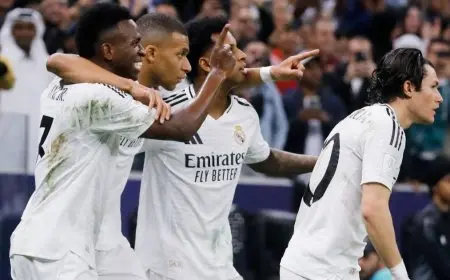 فينيسيوس يراوغ الحارس ويرفض التسجيل من أجل مبابي