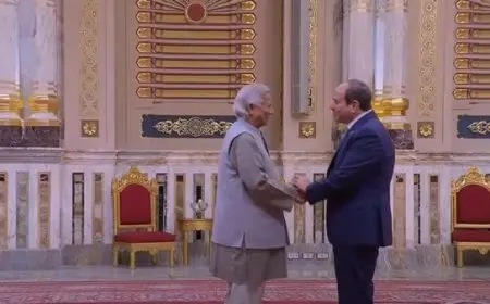 رئيس وزراء بنجلاديش يشكر الرئيس السيسي على التنظيم الجيد لفعاليات قمة منظمة الدول الثماني النامية