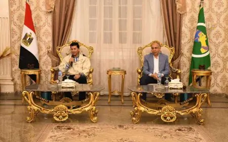 وزير الرياضة يلتقي أعضاء مجلسي النواب والشيوخ بالمنيا