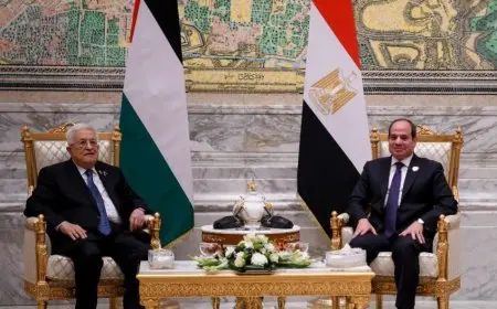 الرئيس السيسي ونظيره الفلسطيني يؤكدان رفضهما للانتهاكات الإسرائيلية المتكررة في الضفة