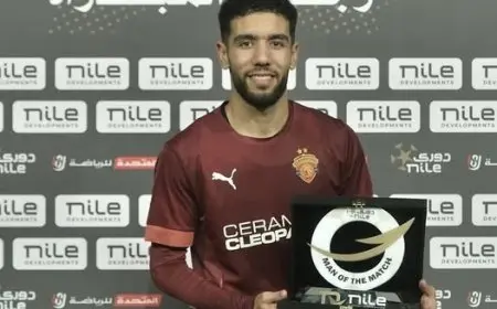أحمد القندوسي رجل مباراة الزمالك وسيراميكا كليوباترا