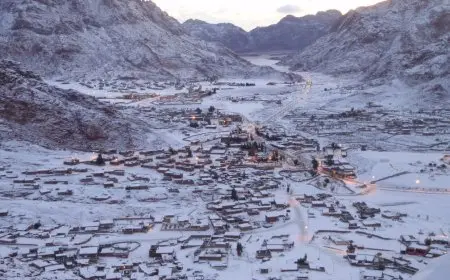 كاترين درجة مئوية.. درجات الحرارة اليوم الجمعة والظواهر الجوية المتوقعة