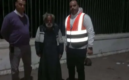 التضامن تنقذ مسنا قضى 35 عاما في الشوارع