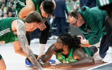 ليس لأصحاب القلوب الضعيفة.. إصابة مروّعة لنجم سلة باناثينايكوس