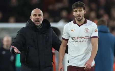 ضربة أخرى لسيتي.. جوارديولا يعلن غياباً طويلاً لروبن دياز