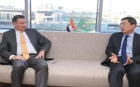 وزير الزراعة يبحث مع سفير سنغافورة لدى مصر سبل تعزيز التعاون المشترك