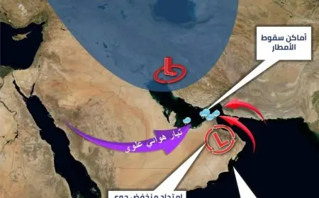 طقس غائم وفرصة لسقوط أمطار في الإمارات من الاثنين إلى الخميس