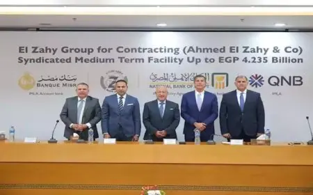 بنوك الأهلي و مصر وQNB يقرضون الزاهي جروب للمقاولات 4.235 مليار جنيه