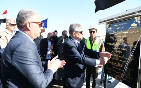 افتتاح كوبريين عائمين بالقطاع الأوسط لقناة السويس