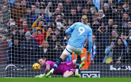 بيكفورد ينهي سلسلة ناجحة لهالاند في ركلات الجزاء بالدوري الإنجليزي