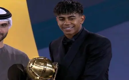 لامين يامال أفضل لاعب شاب 2024 من جلوب سوكر