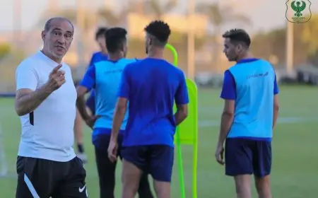 المصري يواصل تدريباته استعدادا لمواجهة سيراميكا كليوباترا