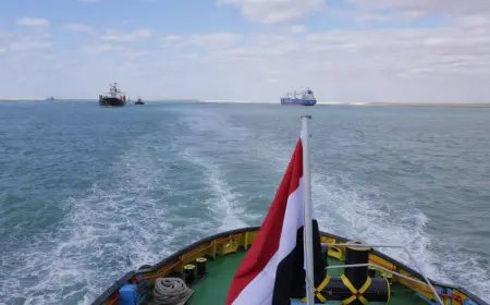 أسامة ربيع: نجاح التشغيل التجريبي لازدواج قناة السويس|صور