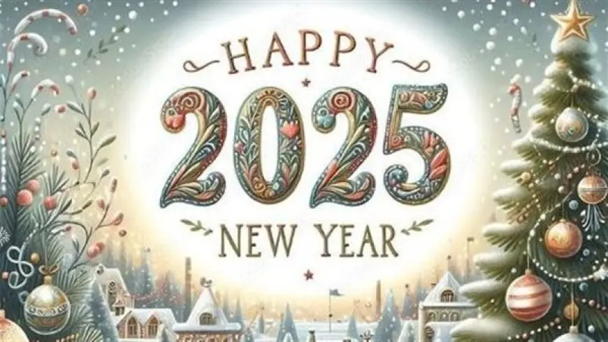 happy new year 2025.. رسائل وعبارات تهنئة بمناسبة رأس السنة العام الجديد 2025 أبعت لكل اصحابك الأن