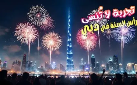 احتفالات رأس السنة 2025 في دبي ألعاب نارية وعروض مدهشة وتحذيرات أمنية