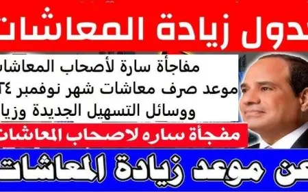 موعد صرف معاشات فبراير 2025 وزيادة جديدة في الأجر التأميني