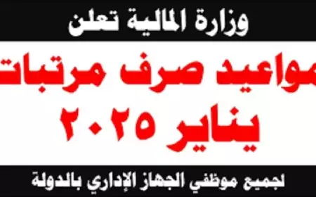 وزارة المالية آخر أخبار زيادة المرتبات.. موعد صرف مرتبات شهر يناير 2025 وتفاصيل جدول الحد الأدنى للأجور