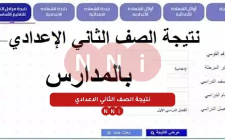 نتيجة الصف الثاني الإعدادي الترم الثاني 2025 بالاسم فقط او برقم الجلوس عبر بوابة التعليم الاساسي كل المحافظات