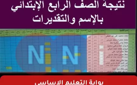 اعرف النتيجة الآن.. لينك نتيجه الصف الرابع الابتدائي برقم الجلوس وبالاسم عبر بوابة التعليم الأساسي eduserv.cairo.gov.eg