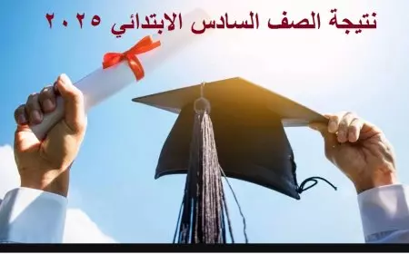 نتيجة الصف السادس الابتدائي الترم الثاني 2025 خطوات الاستعلام برقم الجلوس والاسم عبر بوابة التعليم الاساسي