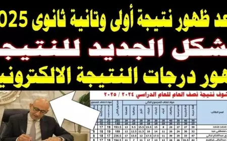 شوف اسمك في الناجحين ولا لا.. نتيجة الصف الأول والثاني الثانوي 2025 الترم الأول موقع وزارة التربية والتعليم برقم الجلوس