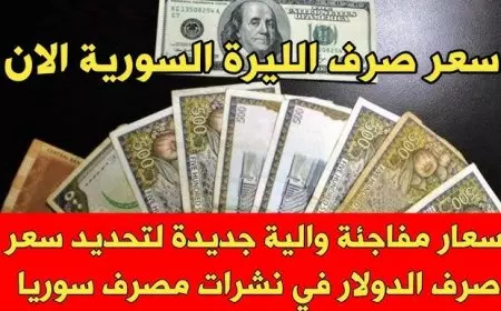 سعر صرف الليرة السورية مقابل الدولار اليوم الثلاثاء 21  يناير 2025 في مختلف البلاد