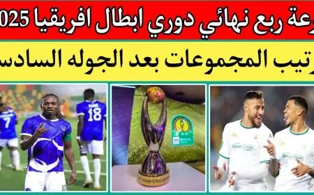 بمشاركة الأهلي وبيراميدز.. موعد قرعة ربع نهائي دوري ابطال افريقيا 2025