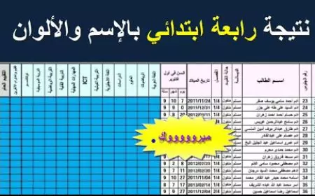 استعلم الأن هنا.. نتيجة الصف الرابع الإبتدائي الترم الأول 2025 بالاسم فقط ورقم الجلوس عبر بوابة التعليم الأساسي بالرقم القومي