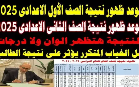 نتيجة الصف الاول - الثاني الاعدادي الترم الثاني 2025 برقم الجلوس والاسم او بالرقم القومي عبر البوابة الالكترونية لمحافظة القاهرة