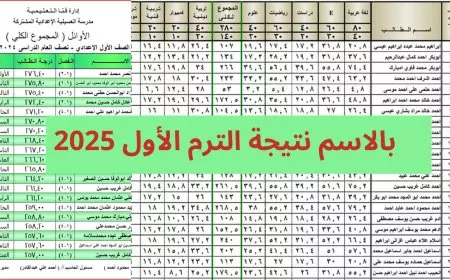 موقع مديرية التربية والتعليم بالاسكندريه.. نتيجة أولى إعدادي الترم الأول 2025 في الإسكندرية برقم الجلوس