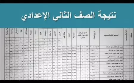 رسميًا برقم الجلوس ..لينك نتيجة الصف الثاني الإعدادى الترم الأول 2025 مديرية التربية والتعليم بالجيزة