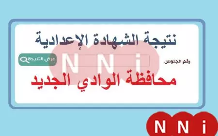 رابط رسمي.. نتيجة الشهادة الإعدادية في محافظة الوادي الجديد 2025 بنسبة نجاح 93.9%