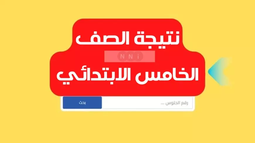 نتيجة الصف الخامس الابتدائي برقم الجلوس 2025 عبر بوابة التعليم الاساسي بالرقم القومي eduserv.cairo.gov.eg