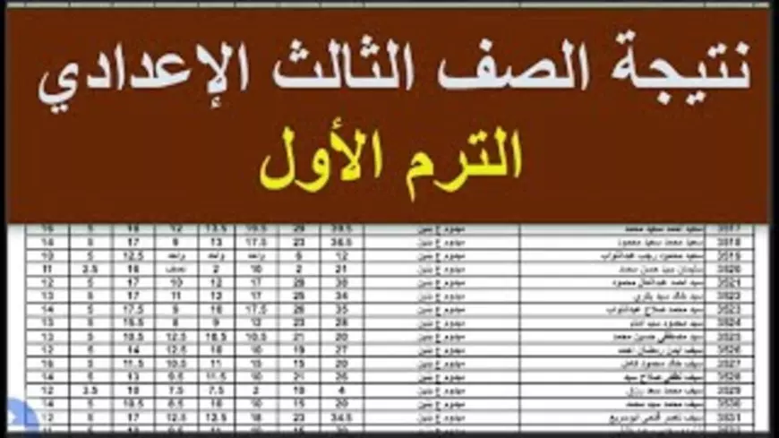 3 اعدادي.. رابط نتيجة الشهادة الإعدادية 2025 الترم الأول جميع المحافظات عبر بوابة التعليم الاساسي