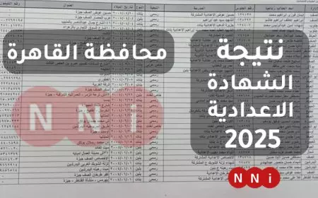 بوابة التعليم الأساسي برقم الجلوس الصف الثالث الإعدادي 2025 محافظة القاهرة عبر موقع وزارة التربية والتعليم نتائج الامتحانات